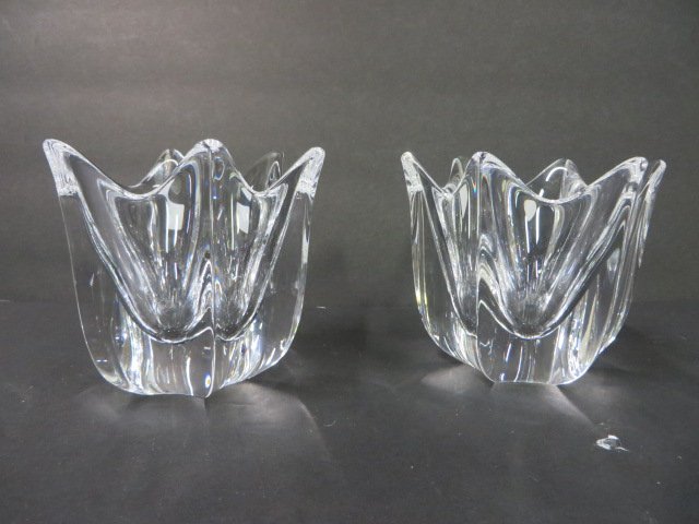 Orrefors Bowls (2): Signed Orrefors. Two in the lot. 4"H. x 5"W.