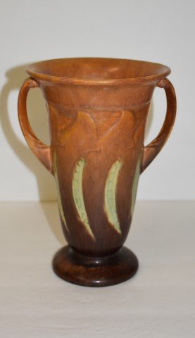 Roseville  Vase. Falline Pattern. C. 1933 (1 of 4)