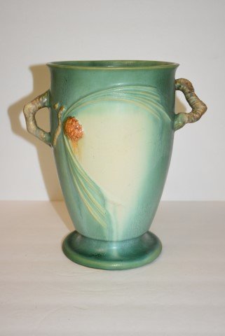 Roseville Pine Cone Vase (1 of 5)