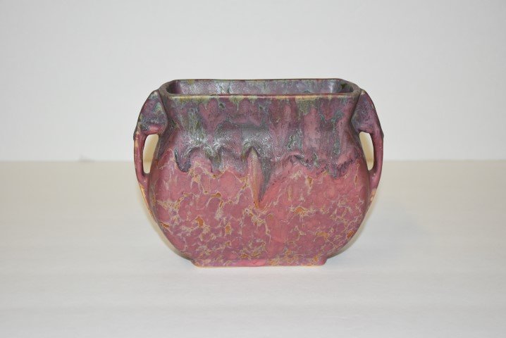 Roseville Vase. Carnelian C. 1915 (1 of 4)