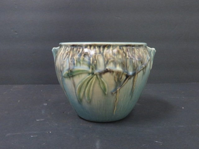 Roseville Double Handled Vase -Moss (1 of 2)