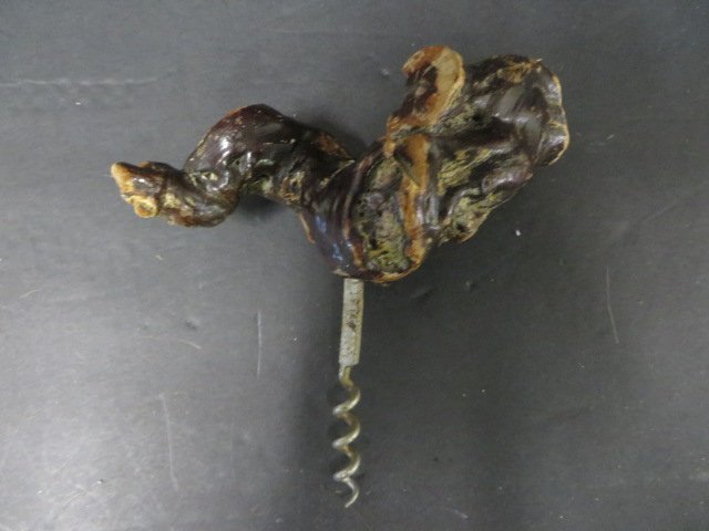 Petrified Grape Vine Cork Screw (1 of 2)