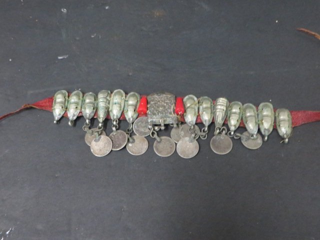 Moroccan Silver Coin Choker (1 of 2)