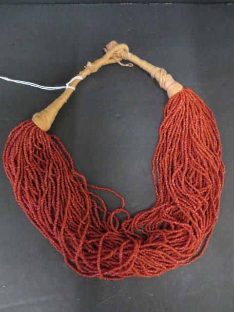 Multi Strand Coral Bead Necklace (1 of 1)