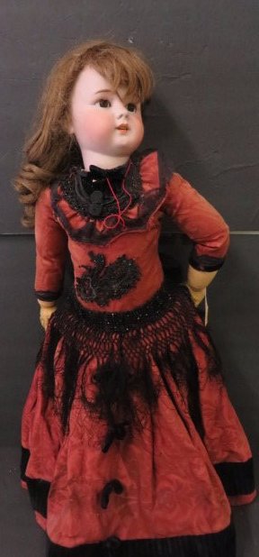 German Bisque Head Doll. DEP (1 of 3)
