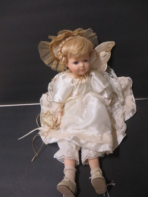 Bisque Head Angel Doll (1 of 4)