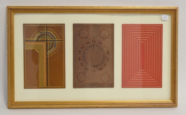 Art Deco Book Designs. Framed (1 of 3)