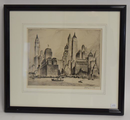 Nat Lowell. Etching. Signed (1 of 5)