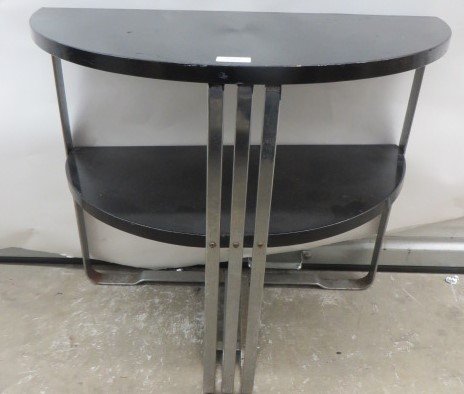 Mid Century Modern Chrome Table (1 of 2)
