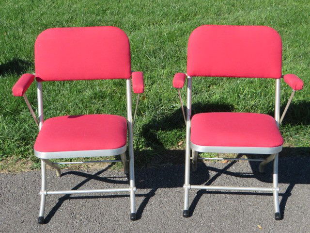 Warren McArthur Folding Chairs (Pr.) (1 of 2)