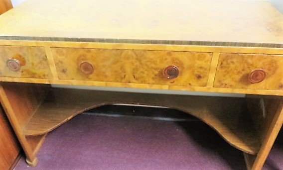 Art Deco Burled Desk (1 of 3)