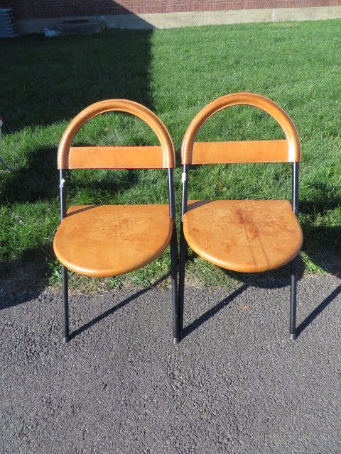 Leather Dining Chairs (4) (1 of 2)