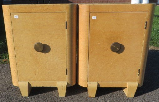Pr. Burled Art Deco End Stands (1 of 2)