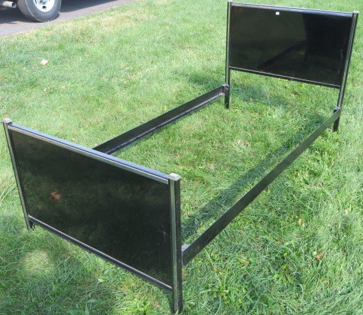 Art Deco Chrome Mounted Twin Beds (1 of 4)