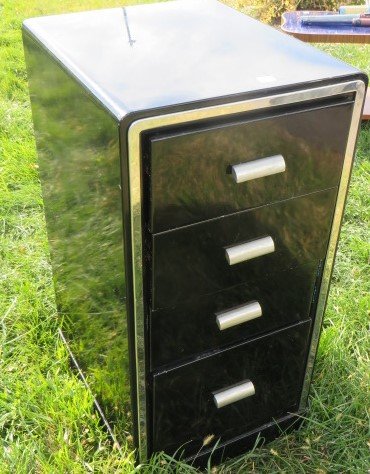Art Deco Four Drawer End Stand (1 of 2)
