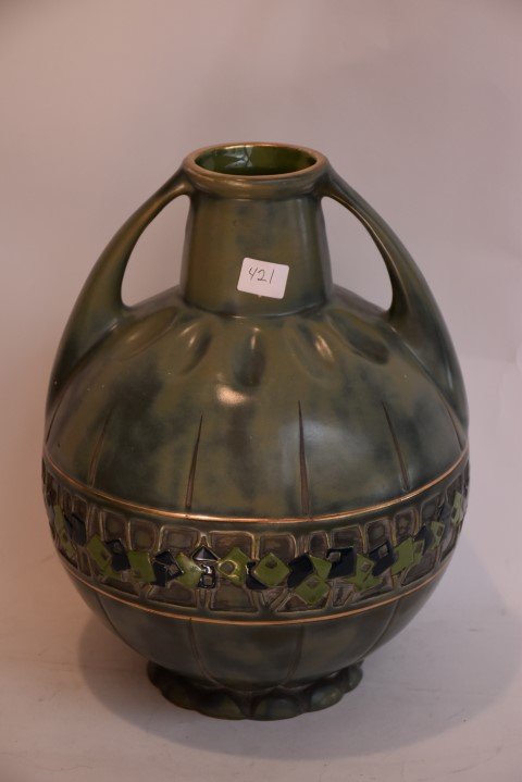 Austrian Art Pottery Vase (1 of 4)