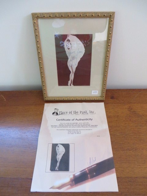 Sally Rand Photograph Signed (1 of 4)