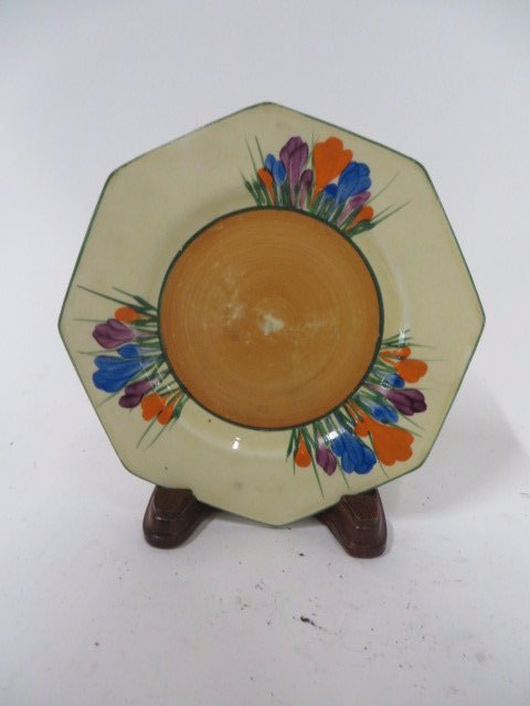 Clarice Cliff Bizarre Crocus Plates (4) (1 of 2)
