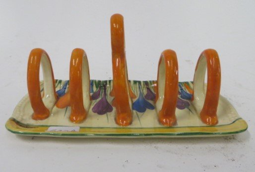 Clarice Cliff Bizarre Crocus Holder (1 of 2)