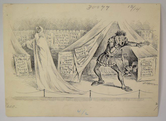 Frederick B. Opper. Pen & Ink. Signed (1 of 4)