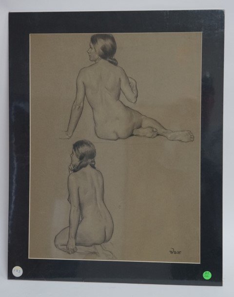 Walter Beach Humphrey. Pencil. Signed (1 of 4)