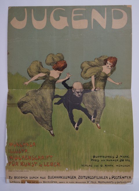 Ludwig Zumbusch. Lithograph, Signed (1 of 6)