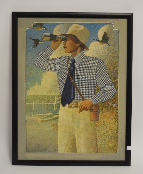 20thC. Oil Illustration (1 of 5)