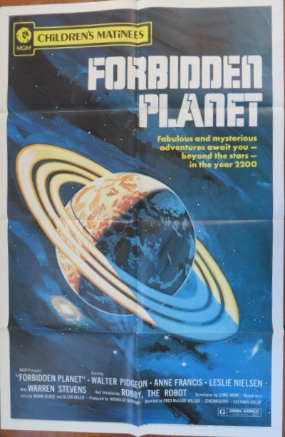 Movie Poster Forbidden Planet (1 of 1)