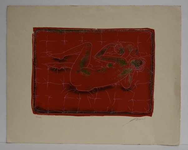 Hans Erni; Colored Lithograph Signed (1 of 6)