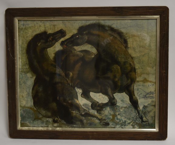 Hans Erni; Framed Print Signed (1 of 5)