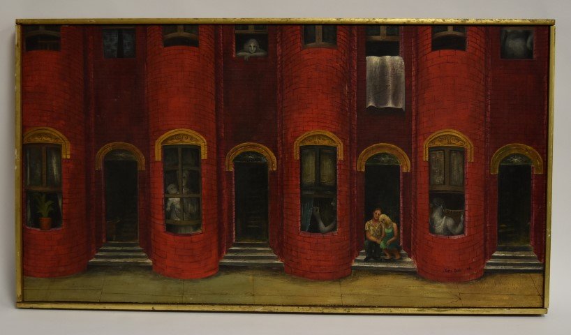 Marta Becket; 20thC. Oil Painting Signed (1 of 5)