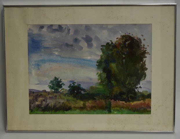 Alan D. Singer; 20thC. Watercolor Signed (1 of 6)