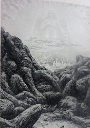 Anatole France. The Well of St. Clare: Illustrated by Frank C. Pape. London. John Lane. The Bodley Head Ltd. New York. Dodd, Mead & Co. 1928. Some staining on a few bottom of pages not affecting the image.