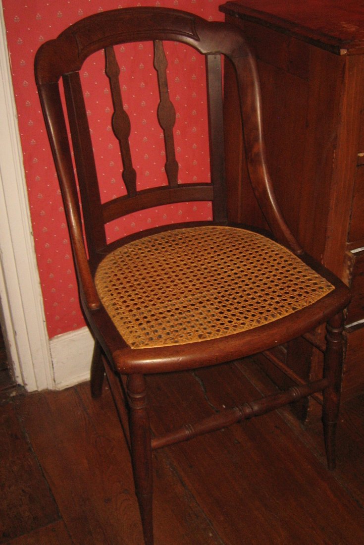 Chestnut American 19th C. Side Chair (1 of 1)