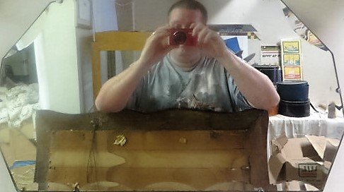 Art Deco Beveled Mirror (1 of 1)