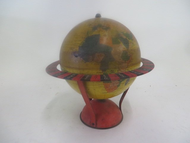 "Accurate" Tin World Globe Game (1 of 2)