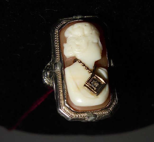 Victorian to Art Deco Period  Cameo Ring (1 of 2)