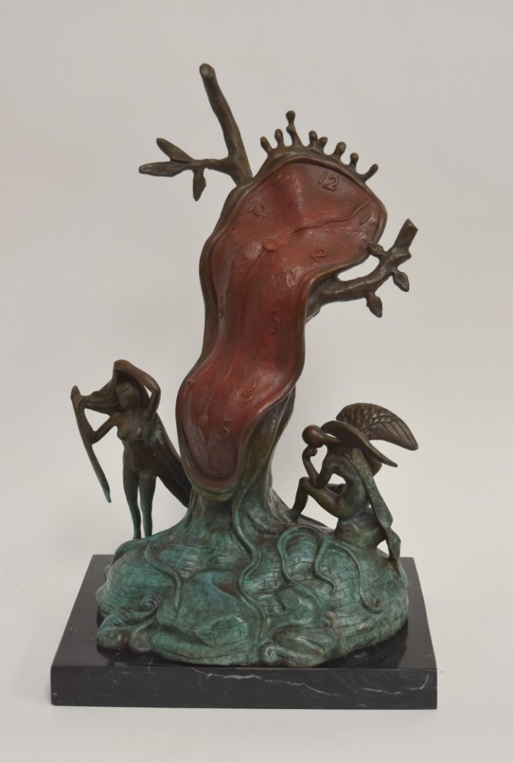 Salvador Dali(after); 20thC. Bronze Grouping (1 of 7)