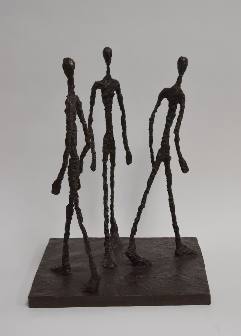 Alberto Giacometti(after); Bronze Grouping Signed (1 of 4)