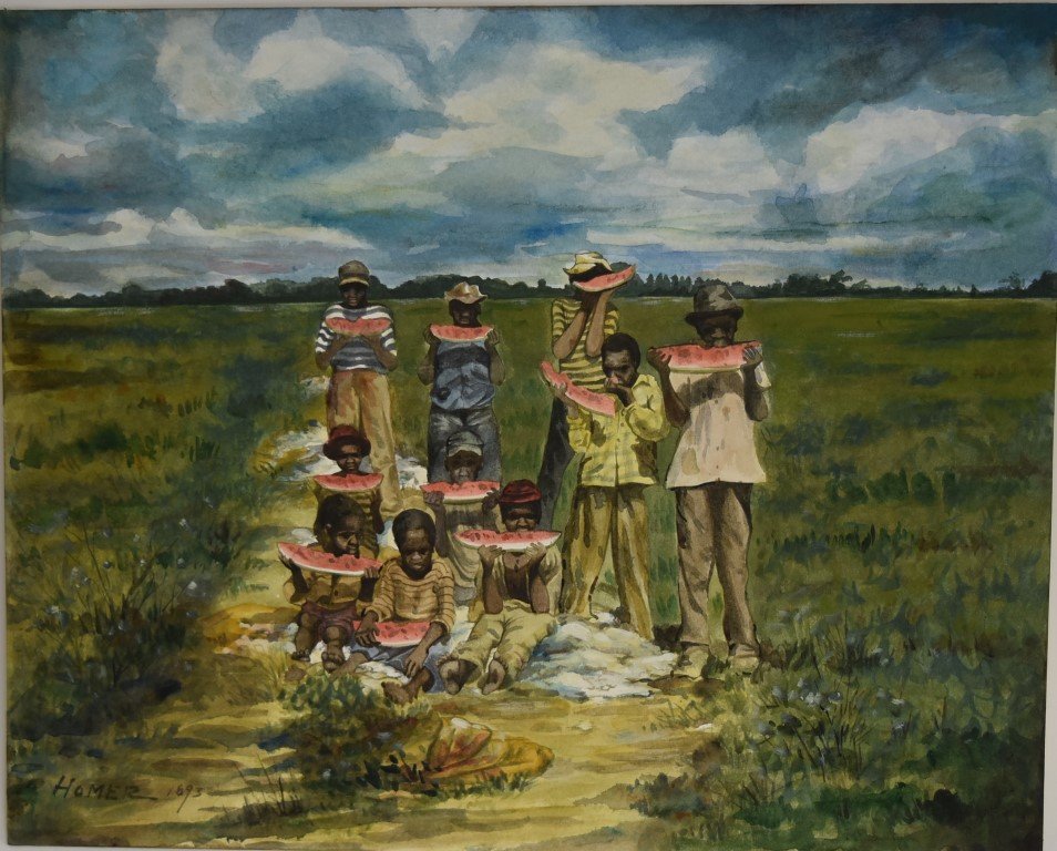 Homer. Important American Watercolor Signed (1 of 9)