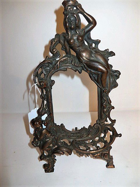 Art Nouveau Style Bronze  Picture Frame. (1 of 2)