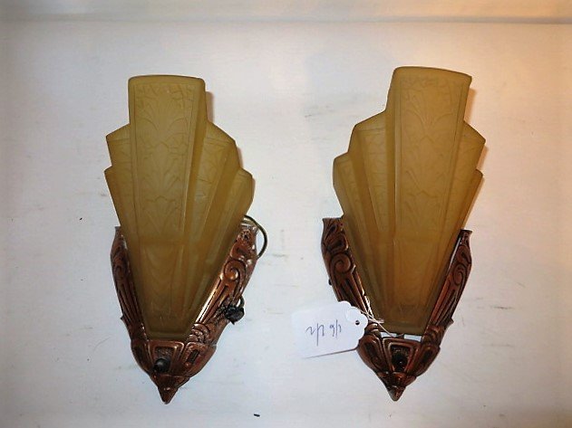 Pr. Art Deco Wall Sconces (1 of 2)