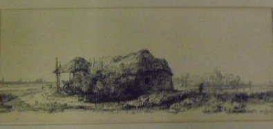 Old Master Rembrandt Etching (1 of 1)
