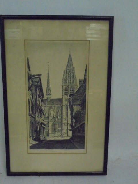 John Taylor Harris. Work on Paper. Signed (1 of 2)