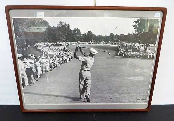 Ben Hogan Hy Peskin Golf Photograph: By Hy Peskin for Life Magazine. 19"H. x 25"W.