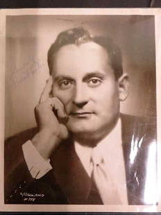 Richard Tucker Signed Photograph: Opera singer's photograph signed in ink Sincerely Richard Tucker