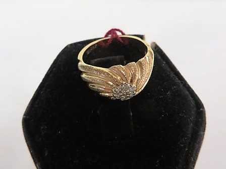 14K Antique Diamond Cocktail  Ring (1 of 1)