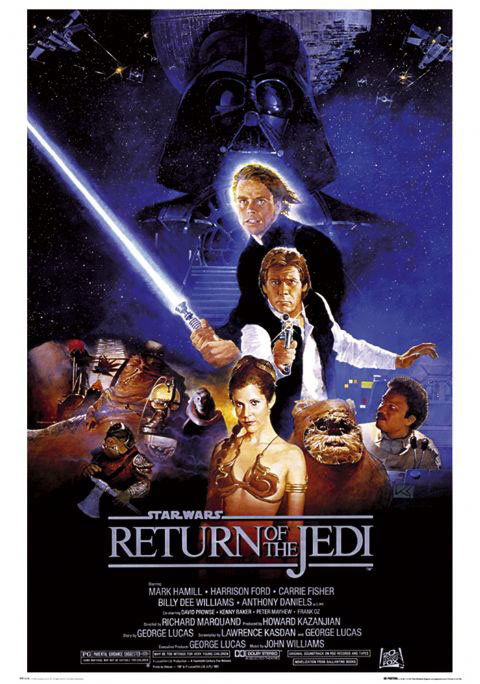 Movie Poster. Return of the Jedi (1 of 1)