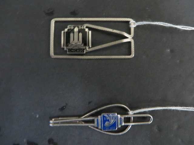 1933-34 World's Fair Bookmark and Tie Clip (1 of 3)