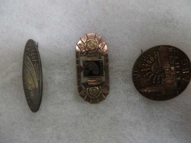 World's Fair Pins & Spoon (11 items) (1 of 2)